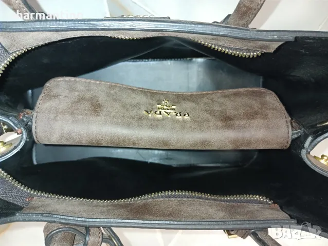 PRADA MILANO 1913 ОРИГИНАЛ кожена чанта - 665 лв, снимка 11 - Чанти - 50239617