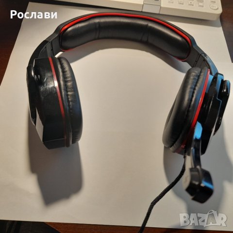 107. Геймърски слушалки Esperanza EGH310R RAVEN - черни