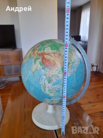 Стар глобус #5, снимка 5 - Други ценни предмети - 51945716