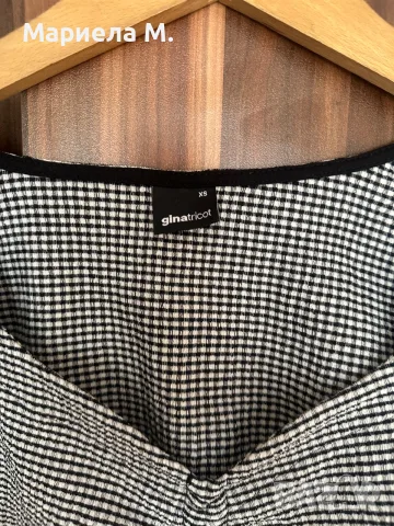 Блуза Gina Tricot, XS, нова, снимка 2 - Блузи с дълъг ръкав и пуловери - 56462383