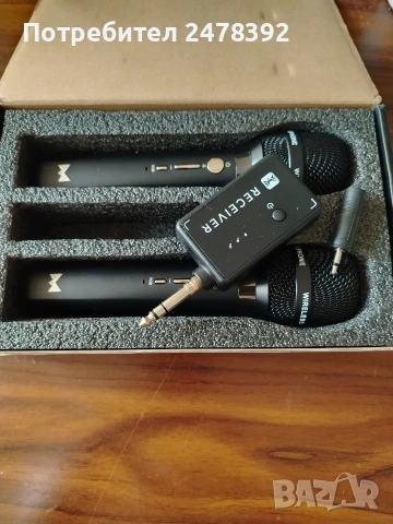 Безжични WiFi микрофони /Echomussy Clic Res, снимка 2 - Ресийвъри, усилватели, смесителни пултове - 54004031