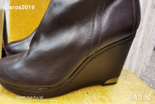 Страхотни дамски ботуши с платформа BATA/40 номер, снимка 8 - Дамски ботуши - 34310070