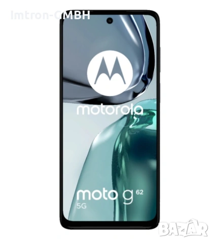 НОВ Motorola Moto G62 5G 64GB, Midnight Grey 6.5-инчов IPS LCD с 120Hz / 50MP + 8 MP +2 MP 