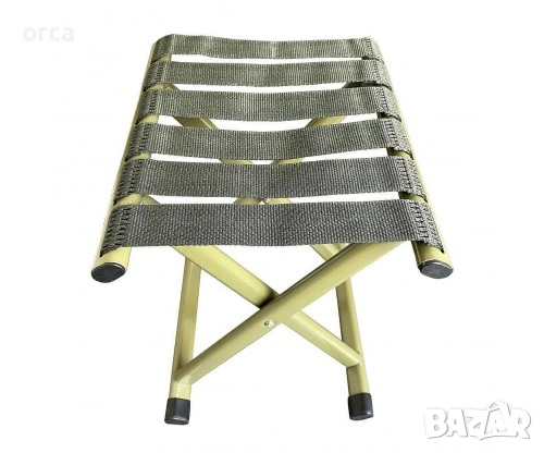 Риболовен стол Orca Fish със стоманена рамка и платнени ленти, снимка 2 - Такъми - 53900059