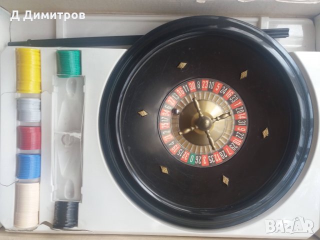 GDR стара настолна игра ролетка, снимка 4 - Рулетки - 30708079