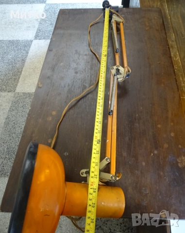 Стара Настолна Чертожна Преносима Лампа 1, снимка 4 - Колекции - 51962992