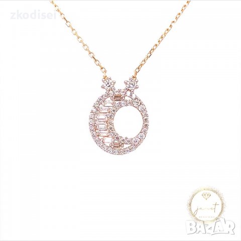 Златно колие 2,08гр. 34см. 14кр. проба:585 модел:10114-5, снимка 2 - Колиета, медальони, синджири - 38588236