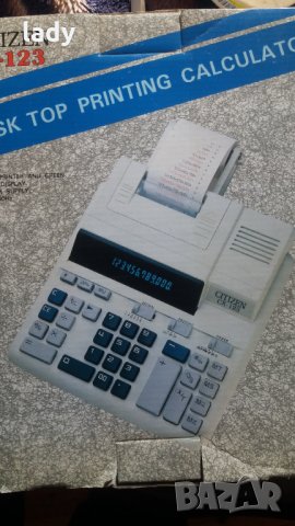Работещ калкулатор "Sitizen" CX-123, снимка 1 - Друго - 30793826