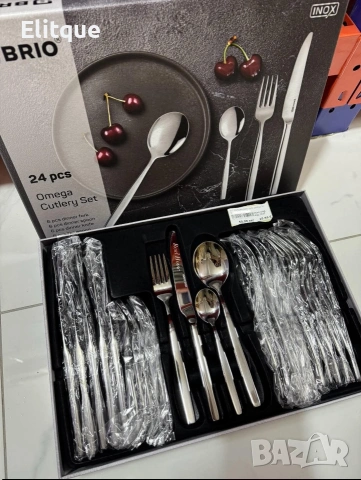 Комплект прибори за хранене BRIO, 30 части, снимка 7 - Прибори за хранене, готвене и сервиране - 53097630