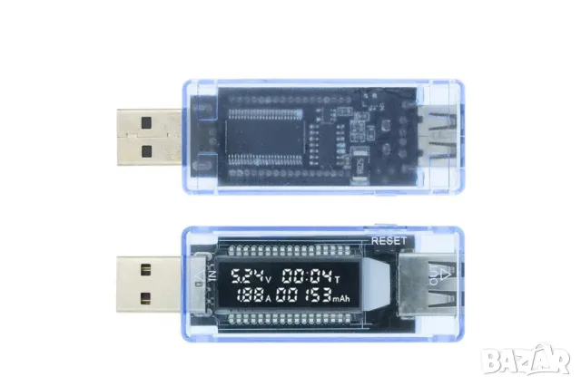 USB тестер за напрежение, ток, мощност и капацитет, снимка 4 - USB кабели - 49503575