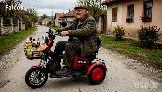 Електрическа триколка Pudding max 2000W двуместен модел , снимка 2 - Мотоциклети и мототехника - 56025053
