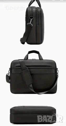 Мъжка класическа пътна чанта за лаптоп 16” /Дизайн и материал "Оксфорд"!, снимка 7 - Чанти - 49316693
