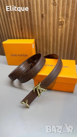 колани от естествена кожа в кутия Louis Vuitton , снимка 10 - Колани - 53068009