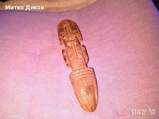 Африканска дървена маска 223х50х26мм