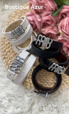 тънък колан miu miu 