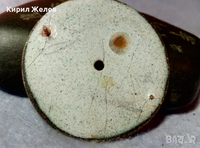 ПОРЦЕЛАНОВ ЦИФЕРБЛАТ с РИМСКИ ЦИФРИ на ЧАСОВЕТЕ и АРАБСКИ СЕКУНДАРНИК от СТАР ДЖОБЕН ЧАСОВНИК 49685, снимка 11 - Антикварни и старинни предмети - 48561577