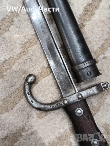 Френски щик нож байонет ГРА GRASS M1874, снимка 6 - Антикварни и старинни предмети - 51708606