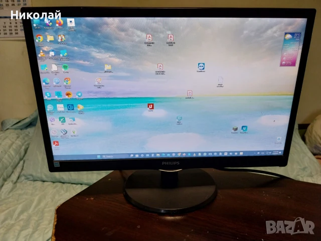 Монитор Philips 22'', снимка 2 - Монитори - 50705732