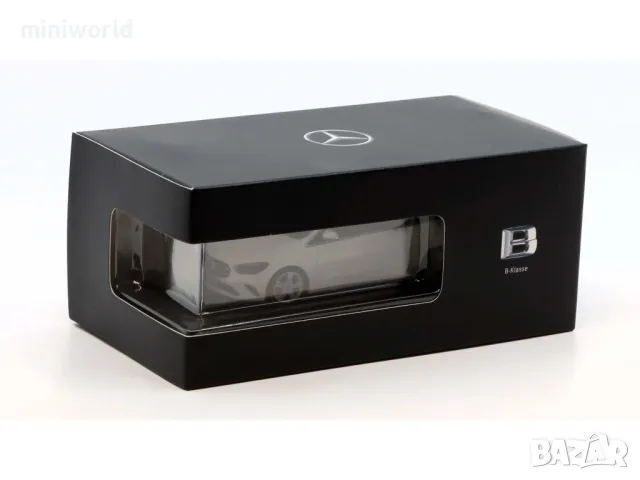 Mercedes-Benz B-Class W247 - мащаб 1:43 на Herpa моделът е нов в PVC дисплей-кейс, снимка 3 - Колекции - 50384526