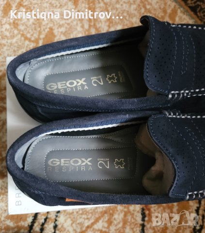 GEOX SS16 Navy Blue, Мъжки Мокасини, снимка 4 - Спортно елегантни обувки - 44274938