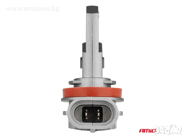 Комплект 2бр. Диодни крушки H8/H9/H11 LED 6000K 50W 12V AMIO Canbus, снимка 4 - Аксесоари и консумативи - 50556968