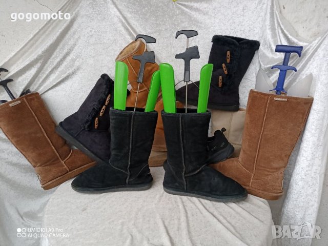 UGG® аналог,BEARPAW® original USA boots,38 - 39 Непромокаеми,100% велурени ботуши, UGG® аналог+ВЪЛНА, снимка 13 - Дамски ботуши - 39304407