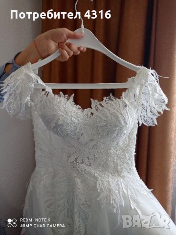 Дизайнерска булченска рокля, снимка 3 - Сватбени рокли - 32092925