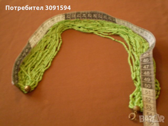 Красиво  Зелено Мъниста колие, снимка 6 - Колиета, медальони, синджири - 34084679
