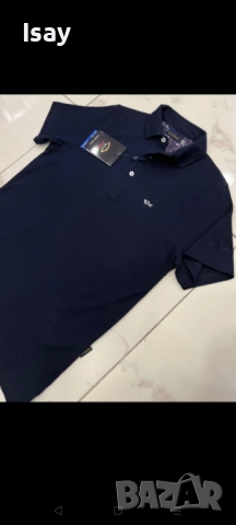 Мъжка тениска Паул Шарк в тъмно син цвят , снимка 2 - Тениски - 52331995