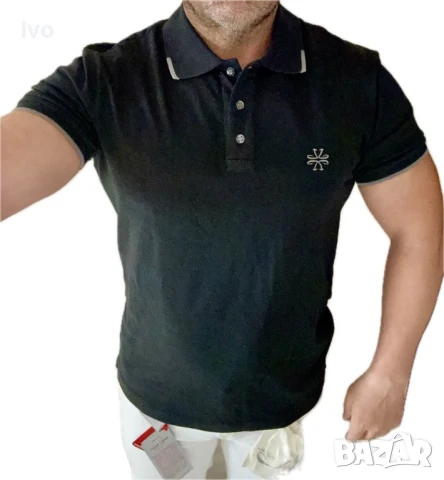 Риза с къс ръкав и яка “ Jacob Cohen, снимка 5 - Ризи - 50713261