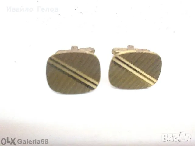 Винтидж ръкавели, бутониери, позлатени- дубле, снимка 5 - Колиета, медальони, синджири - 50333670