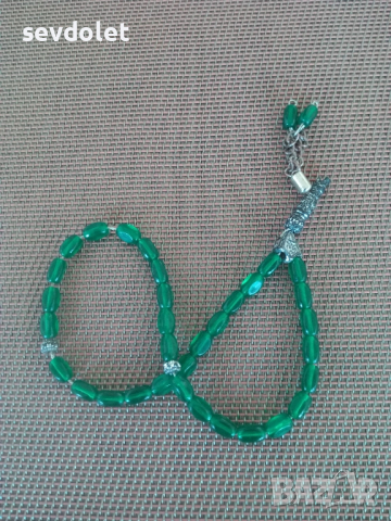 Красива и стилна,колекционерска броеница., снимка 2 - Други ценни предмети - 51706550