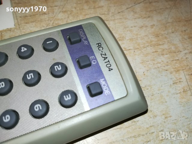 AIWA RC-ZAT04 AUDIO REMOTE 1009210909, снимка 16 - Аудиосистеми - 34085945