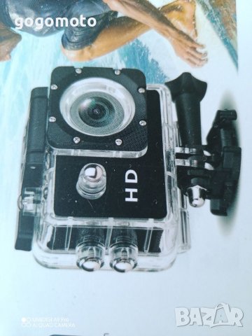Камера,Спортна Екшън камера, DVR Gembird, модел SP1080p, Водоустойчива, снимка 3 - Камери - 37517989