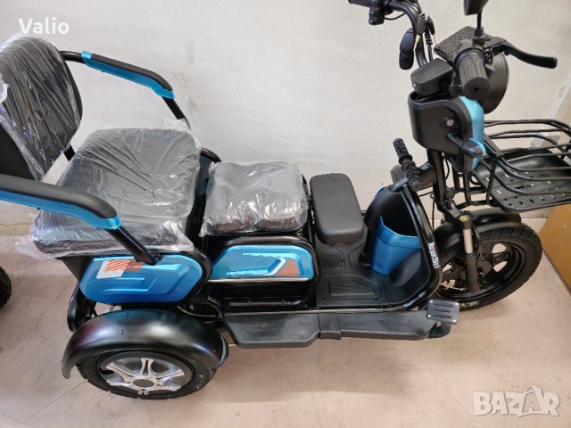 Триколка електрическа високопроходима 2000w/60v/25ah, снимка 4 - Мотоциклети и мототехника - 42557824