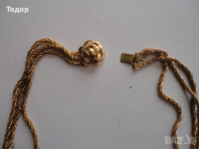 Невероятно позлатено колие 5, снимка 6 - Колиета, медальони, синджири - 47423922