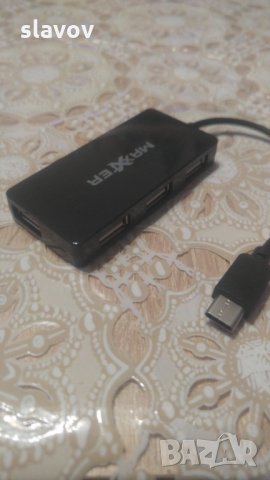 USB HUB TYPE C - 4 ПОРТА, снимка 5 - USB кабели - 29980174