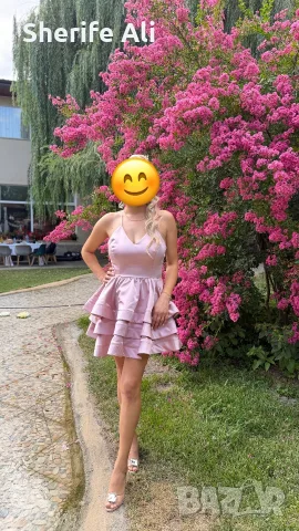 Официална рокля розова