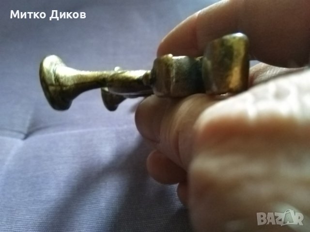 Дракон отварачка бронзова рядка 111х52х18мм-200 грама, снимка 6 - Други ценни предмети - 44404685