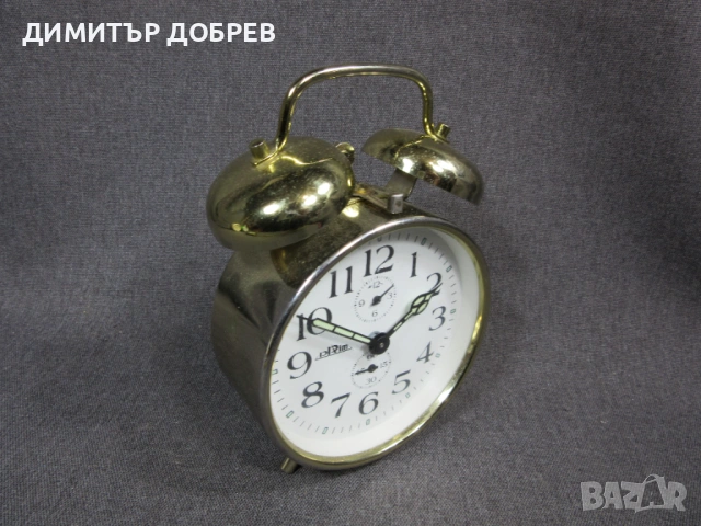 СТАР РЕТРО СОЦ ЧССР НАСТОЛЕН МЕХАНИЧЕН ЧАСОВНИК БУДИЛНИК PRIM, снимка 3 - Антикварни и старинни предмети - 54274695