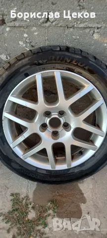 Оригкнални vw golf 4 BBS джанти 16" , с гуми dunlop 205/55(могат да карат още един сезон, снимка 4 - Гуми и джанти - 55783433