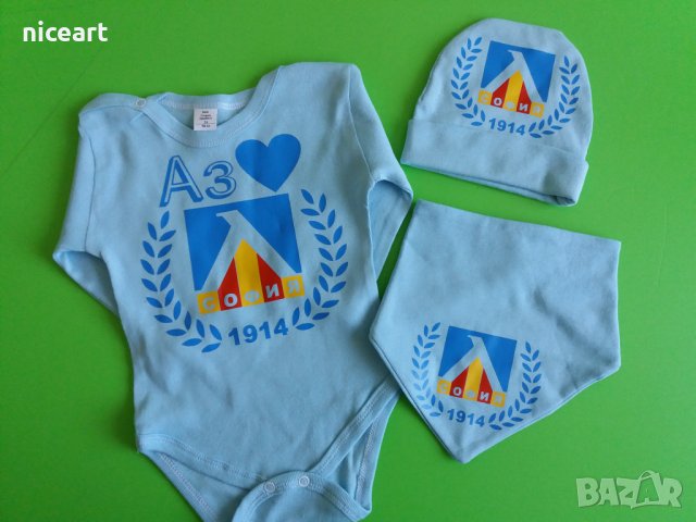 Левски София Бебешко боди с емблема, снимка 8 - Бодита за бебе - 34232134