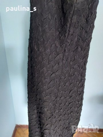 Копринена "Малка черна рокля" за повод или офис / голям размер , снимка 5 - Рокли - 29469471