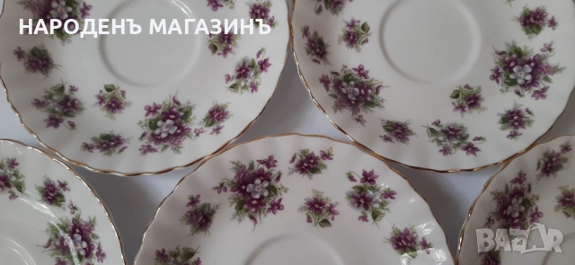 ROYAL ALBERT - порцелан чаши сервиз чай кафе чинии 2 двойни сета , снимка 14 - Други ценни предмети - 52169912