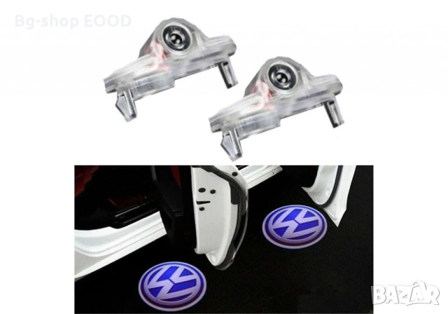 Проектор на Лого за врати с Led, За Volkswagen, BMW, Audi, Mercedes, снимка 7 - Аксесоари и консумативи - 53944982