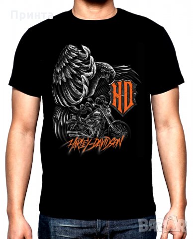 Безплатна доставка,Рокерски тениски с мотори, снимка 4 - Тениски - 30746067