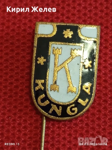 Две стари значки KUNGLA - RIGA редки за КОЛЕКЦИЯ ДЕКОРАЦИЯ 53490, снимка 2 - Колекции - 53365364