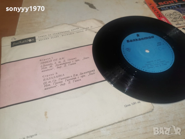 БАЛАЛАЙКА / НИКОЙ ОТ ВАС-БАЛКАНТОН 2912251852, снимка 12 - Грамофонни плочи - 52930056