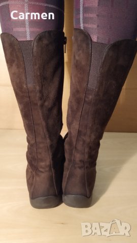 Maripé италиански ботуши от естествена кожа /набук, снимка 4 - Дамски ботуши - 31277805