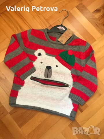 Сладурски пуловер, снимка 4 - Бебешки блузки - 30122573